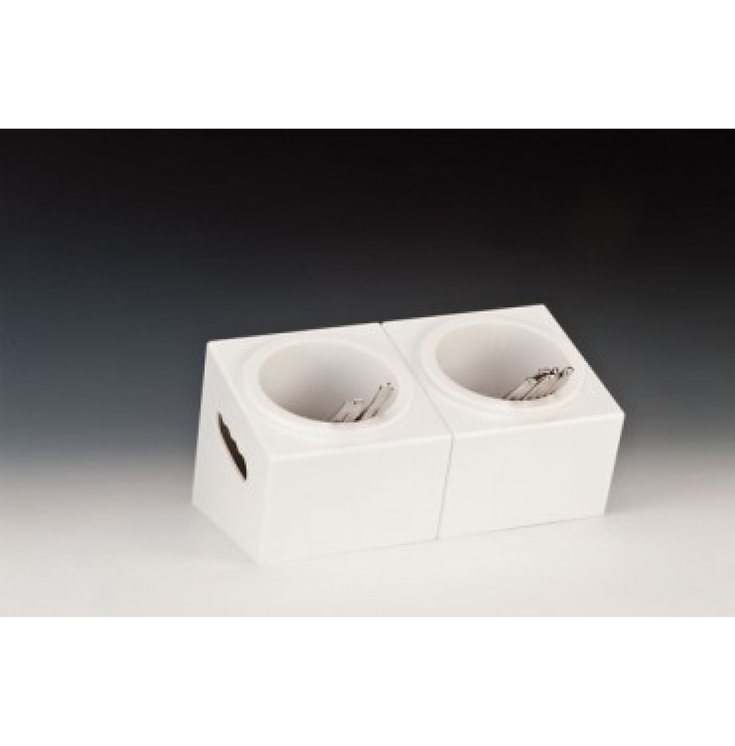 POLYCARBONAT GÖZLÜ ÇATAL, KAŞIK STANDI 33 X 18 X H: 18 Cm